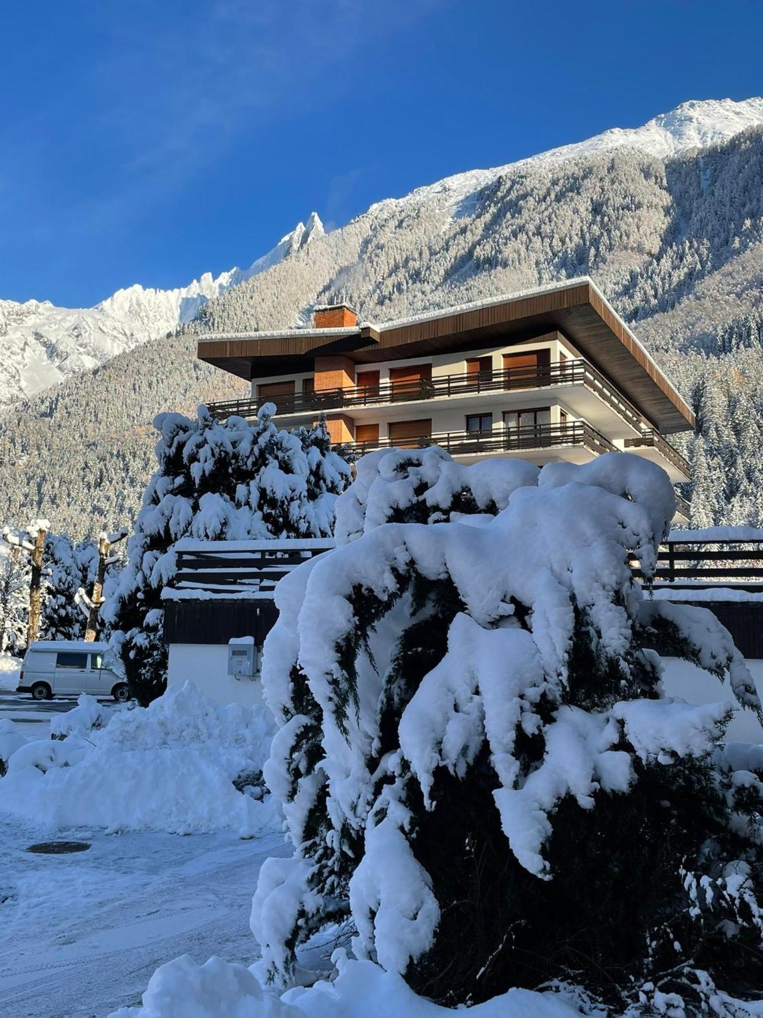 Residence Bois Du Bouchet, Appartement Vue Montagne, Calme, Parking Gratuit, Proche Centre Chamonix Zewnętrze zdjęcie